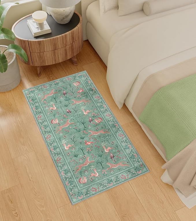 DUKINO 2x4 Rug for Hallway, Washable Kitchen Runner Rug - Image 7