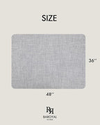 Baroyal Office Chair Mat for Hardwood Floor Under Desk Computer Rolling Chair - Image 2