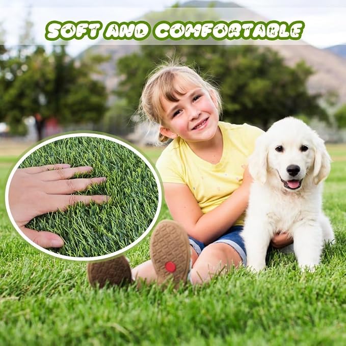 CooZero Artificial Grass, 47.3"x31.5" Professional Dog Grass Mat, Potty - Image 4