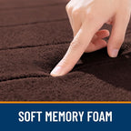 OLANLY Memory Foam Long Bathroom Rugs Runner 47x20, Super Soft Absorbent Bath - Image 5