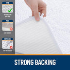 OLANLY Bathroom Runner Rugs 47x24, Extra Soft Absorbent Chenille Bath Rugs - Image 6
