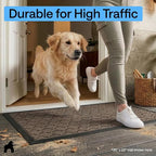GORILLA GRIP 100% Waterproof All-Season WeatherMAX Doormat, US Designed Natural - Image 7