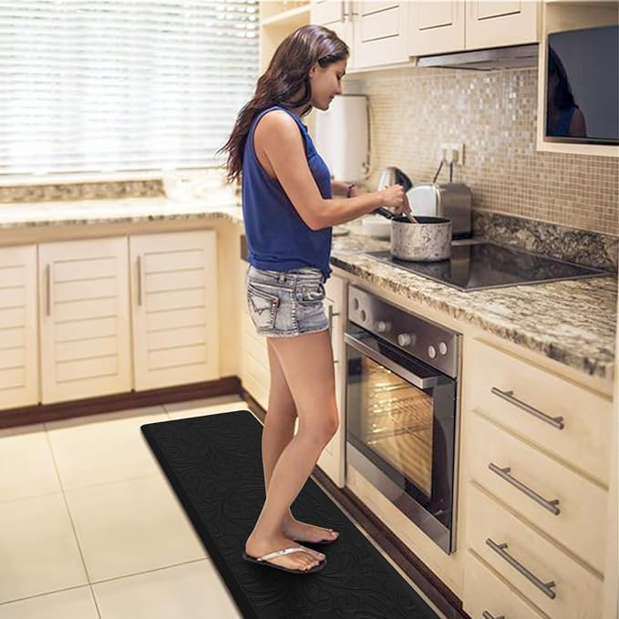KMAT Kitchen Mat Cushioned Anti-Fatigue Waterproof Non-Slip Standing Mat - Image 6