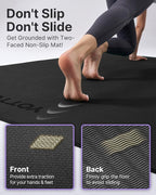 YOTTOY Large Yoga Mat, Extra Wide TPE Exercise Mat, Non-Slip Workout Mat - Image 5