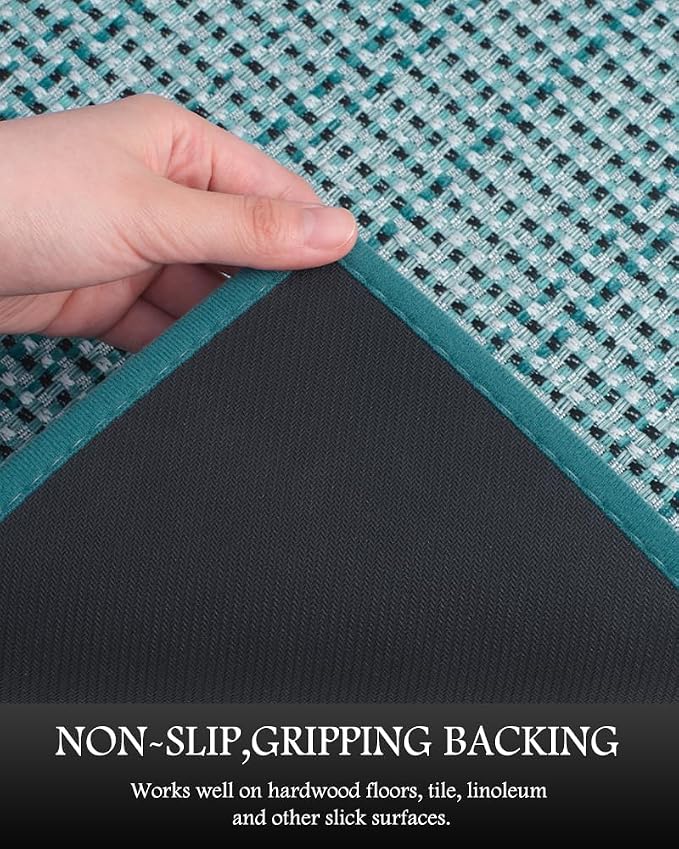 PADOOR Non Slip Kitchen Rugs Sets of 2 - Image 4