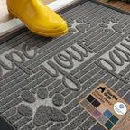 GORILLA GRIP 100% Waterproof All-Season WeatherMAX Doormat 35x23, US Designed by Unknown