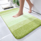 OLANLY Small Bathroom Rugs Mat 24x16, Extra Soft Absorbent Microfiber Bath Rugs by OLANLY