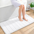 OLANLY Memory Foam Long Bathroom Rugs Runner 44x20, Super Soft Absorbent Bath by OLANLY