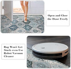 Lahome Moroccan Trellis Round Rug, Faux Wool, Machine Wash, Non-Slip Backing - Image 5