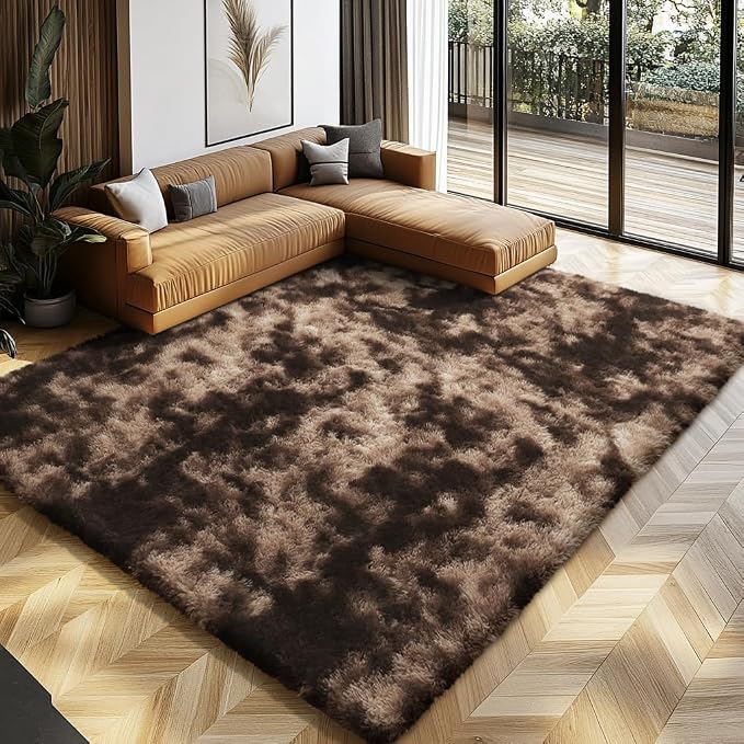 Shag Area Rugs for Bedroom Living Room, 6X9Ultra Soft Fluffy Area Rugs for Dorm by Boshengya