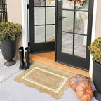 Front Door Rug - 2x3 Jute-Look Washable Doormat Indoor Outdoor Entrance - Image 9
