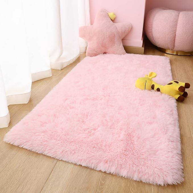 Chicrug Soft Runner Rug for Bedroom Living Room Plush Fluffy Rugs 2x4 Feet - Image 5