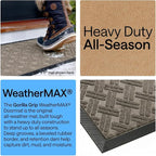 GORILLA GRIP 100% Waterproof All-Season WeatherMAX Doormat 35x23, US Designed - Image 4