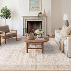 Rugxara 5x7 Soft Pink Washable Area Rug - Image 4