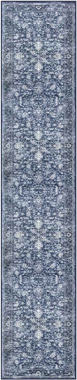 KILOCOCO Runner for Hallway 2x10 Runner Rug Printed Vintage Floral Washable Rug - Image 9