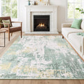 5x7 Area Rugs, Neutral Machine Washable Rugs by Carpelux