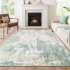 5x7 Area Rugs, Neutral Machine Washable Rugs by Carpelux