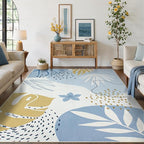 Lahome 9x12 Rugs for Living Room, Washable Non-Slip Ultra-Thin Larege Area Rug by Lahome