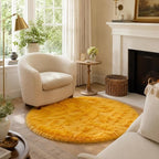 EasyJoy Faux Sheepskin Rug, Fluffy Faux Fur Rug, Ultra Soft Shag Area Rug - Image 4