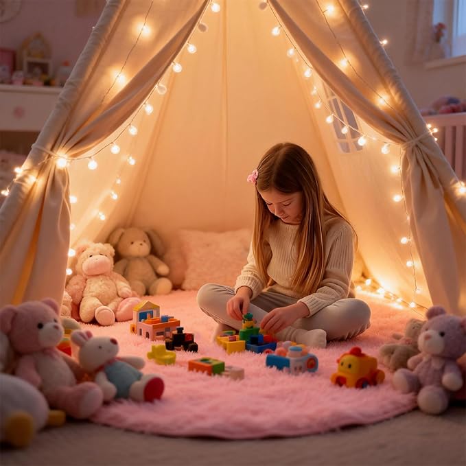 Round Fluffy Pink Rug for Bedroom, 4Ft Fuzzy Shag Circle Area Rug for Girls - Image 4