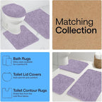 GORILLA GRIP Bath Rug Mat 44x26 Thick Soft Absorbent Chenille, Quick Dry - Image 8