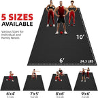 GymCope Extra Large Exercise Mat, Shoe-Friendly, High-Density, Weight Lifting - Image 6