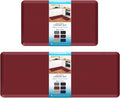 HappyTrends 2 PCS Kitchen Mat Cushioned Anti-Fatigue Floor Mat, Heavy Duty by HappyTrends