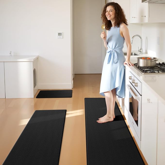 KitchenClouds Kitchen Mats for Floor, Non Slip Anti Fatigue Mats for Floor - Image 3