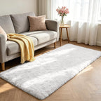 Shag Runner Rug for Bedroom Living Room 2x6 Upgrade Non-Slip Fluffy Soft - Image 2
