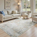 6x9 Abstract Rugs for Bedroom, Neutral Area Rug - Image 8