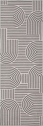 ROYHOME Modern Rug 2x6 Runners for Hallways, Abstract Kitchen Runner Rugs Non - Image 4