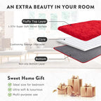 Large Shag Rugs 6 x 9, Soft Fuzzy Plush Carpet - Image 7