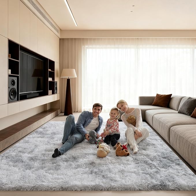 8x10 Area Rugs for Living Room, Large Fluffy Rugs for Bedroom, Fuzzy Shag Soft - Image 6