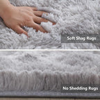 Shag Area Rugs for Bedroom Living Room, 6X9 Ultra Soft Fluffy Area Rugs for Dorm - Image 4