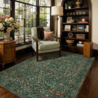 Rugxara 4x6 Area Rugs for Living Room Bedroom, Large Washable Rug, Non Slip & by Rugxara