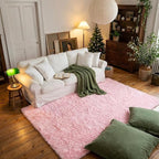 Mugorn Pink Fluffy Soft Rugs for Girls Bedroom, 4x6 Ft Shaggy Area Rugs for - Image 7