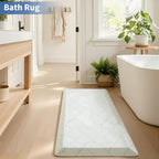 UKISS 9/10 Marble-Pattern Extra Thick Cushioned Kitchen Mat, Non-Slip - Image 8