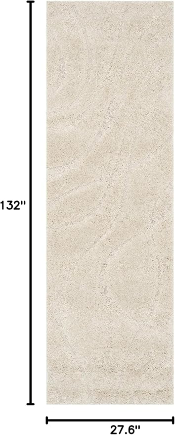 SAFAVIEH Florida Shag Collection Runner Rug - Image 2
