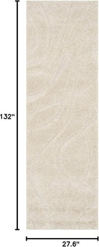 SAFAVIEH Florida Shag Collection Runner Rug - Image 2