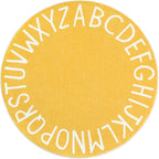 Topotdor Round Kids Play Rug Alphabet Nursery Area Rug Extra Large Soft by Topotdor