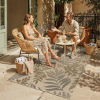 Easy Jute Rug Outdoor Indoor 4x6 Patio Mat Porch Entrance Brown Natural Non - Image 3