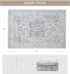Srugn Area Rug 6x9 Washable Area Rugs - Image 2