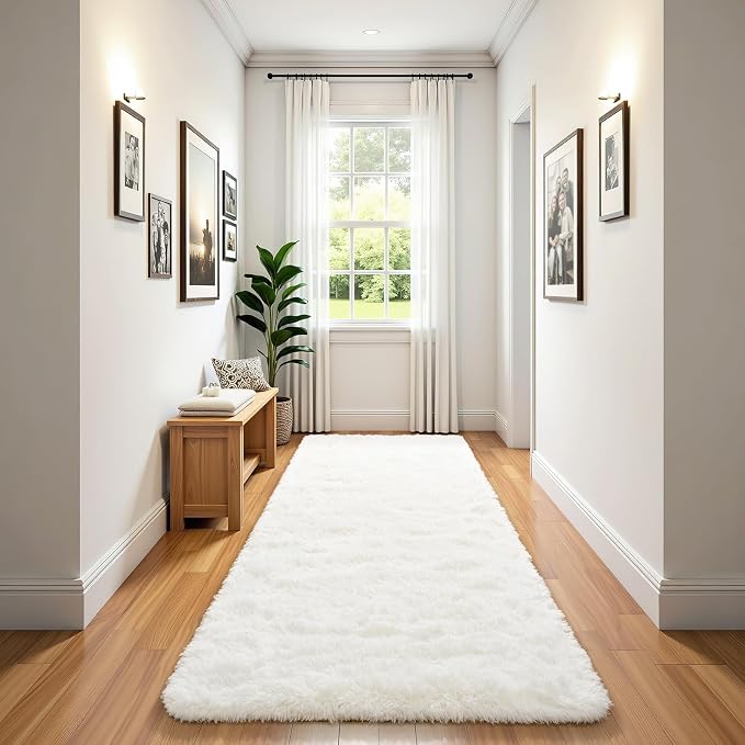 BENRON Soft Runner Rugs for Bedroom 2x10, Washable Long Runners for Hallway - Image 5