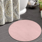 Machine Washable Modern Round Area Rug, Room Sofa Yoga Soft Round Carpet - Image 4