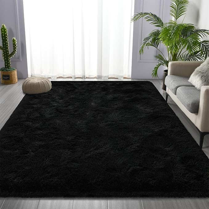 Deerhoo Shag Area Rug, 4 X 6 Plush Fuzzy Rugs - Image 2