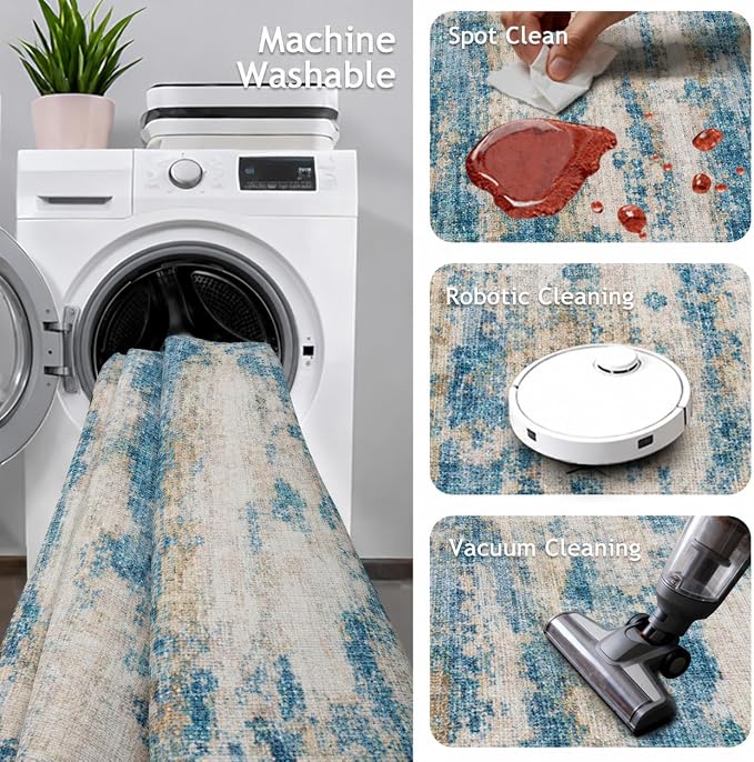 Kitchen Runner Rug 2x12 Runners Rug - Image 3