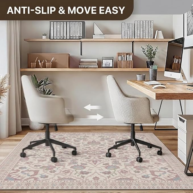 36"x60" Office Chair Mat for Hardwood Tile Floor, Under Desk Carpet Protector - Image 4