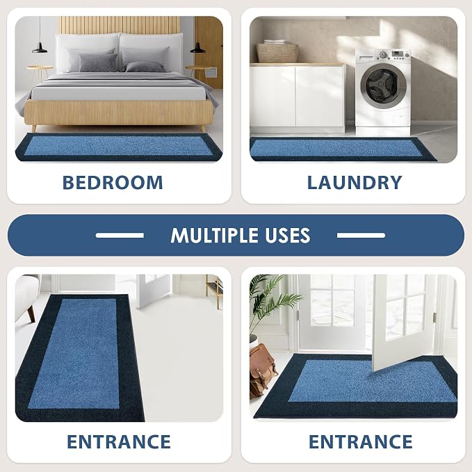 Machine Washable Runner Rugs Set of 2, Non Slip Kitchen Mats - Image 4