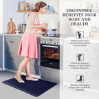 HappyTrends Kitchen Runner Rugs Anti-Fatigue mats, 17.3"x 28", Non Slip - Image 5
