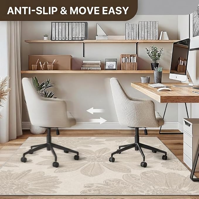 36"x48" Office Chair Mat for Hardwood Tile Floor, Under Desk Carpet Protector - Image 4